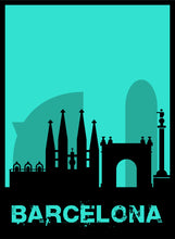 Lade das Bild in den Galerie-Viewer, Barcelona - City Skyline - printylife.de