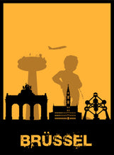 Lade das Bild in den Galerie-Viewer, Brüssel - City Skyline - printylife.de