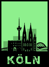 Lade das Bild in den Galerie-Viewer, Köln - City Skyline - printylife.de