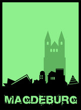 Lade das Bild in den Galerie-Viewer, Magdeburg - City Skyline - printylife.de