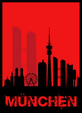 Lade das Bild in den Galerie-Viewer, München - City Skyline - printylife.de