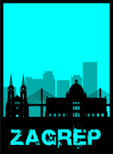 Lade das Bild in den Galerie-Viewer, Zagrep - City Skyline - printylife.de