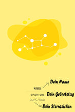 Lade das Bild in den Galerie-Viewer, Sternzeichen - Jungfrau - printylife.de