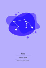 Lade das Bild in den Galerie-Viewer, Sternzeichen - Wassermann - printylife.de