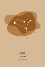 Lade das Bild in den Galerie-Viewer, Sternzeichen - Zwillinge - printylife.de