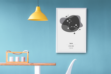 Lade das Bild in den Galerie-Viewer, Sternzeichen - Fische (Schwarz-Weiß) - printylife.de