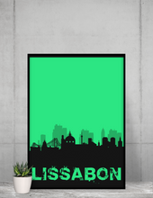 Lade das Bild in den Galerie-Viewer, Lissabon - City Skyline - printylife.de