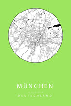 Lade das Bild in den Galerie-Viewer, City Map - München - printylife.de