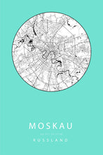 Lade das Bild in den Galerie-Viewer, City Map - Moskau - printylife.de