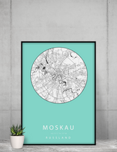Lade das Bild in den Galerie-Viewer, City Map - Moskau - printylife.de