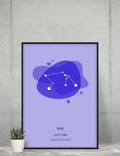 Lade das Bild in den Galerie-Viewer, Sternzeichen - Wassermann - printylife.de