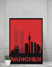 Lade das Bild in den Galerie-Viewer, München - City Skyline - printylife.de