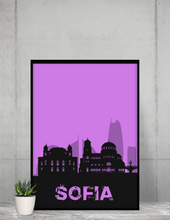 Lade das Bild in den Galerie-Viewer, Sofia - City Skyline - printylife.de