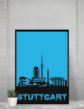 Lade das Bild in den Galerie-Viewer, Stuttgart - City Skyline - printylife.de