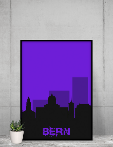 Bern - City Skyline - printylife.de