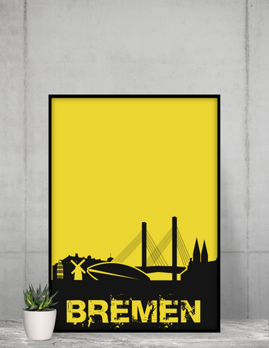 Bremen - City Skyline - printylife.de