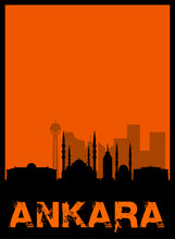 Lade das Bild in den Galerie-Viewer, Ankara - City Skyline - printylife.de
