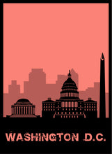 Lade das Bild in den Galerie-Viewer, Washington D.C. - City Skyline - printylife.de
