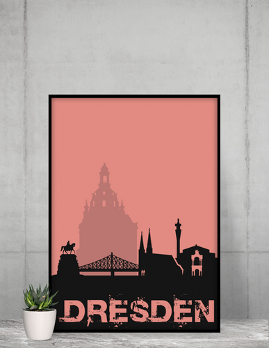 Dresden - City Skyline - printylife.de