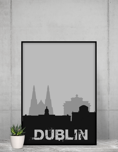 Dublin - City Skyline - printylife.de