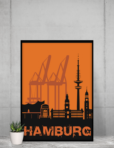 Hamburg - City Skyline - printylife.de