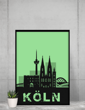 Lade das Bild in den Galerie-Viewer, Köln - City Skyline - printylife.de
