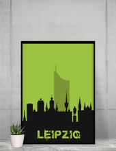 Lade das Bild in den Galerie-Viewer, Leipzig - City Skyline - printylife.de
