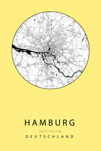 Lade das Bild in den Galerie-Viewer, City Map - Hamburg - printylife.de
