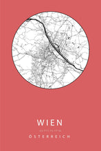 Lade das Bild in den Galerie-Viewer, City Map - Wien - printylife.de
