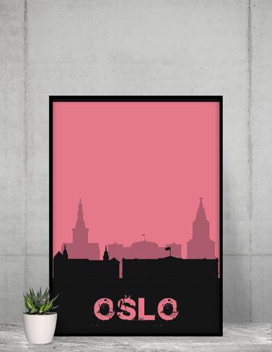 Oslo - City Skyline - printylife.de