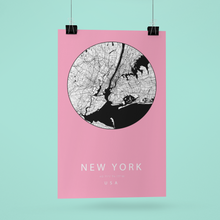 Lade das Bild in den Galerie-Viewer, City Map - New York - printylife.de
