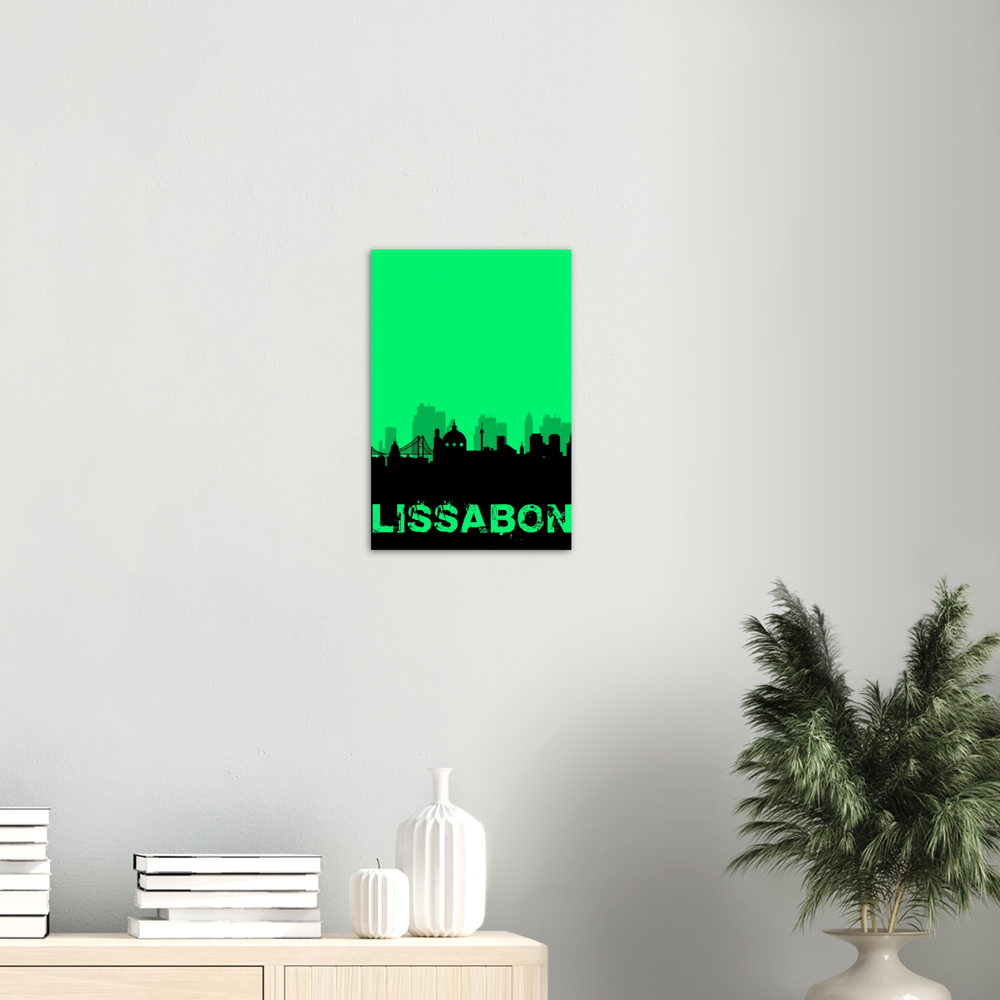 Lissabon - City Skyline - printylife.de