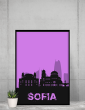 Lade das Bild in den Galerie-Viewer, Sofia - City Skyline - printylife.de
