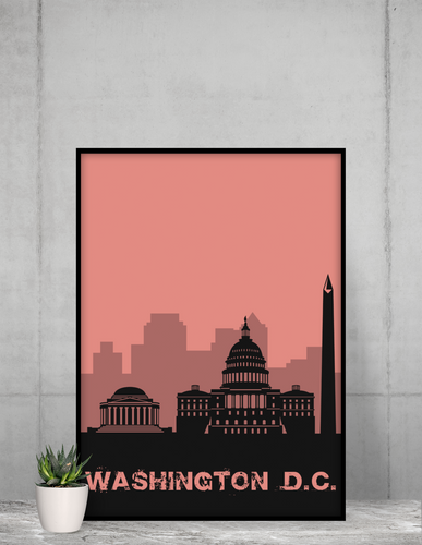 Washington D.C. - City Skyline - printylife.de