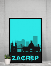 Lade das Bild in den Galerie-Viewer, Zagrep - City Skyline - printylife.de
